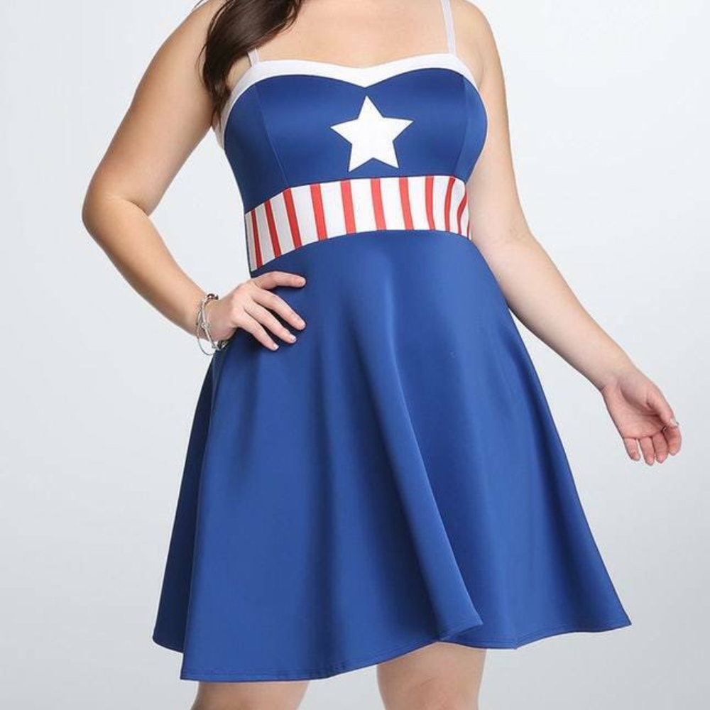 ISO Torrid Captain America Dress 1x, 2x